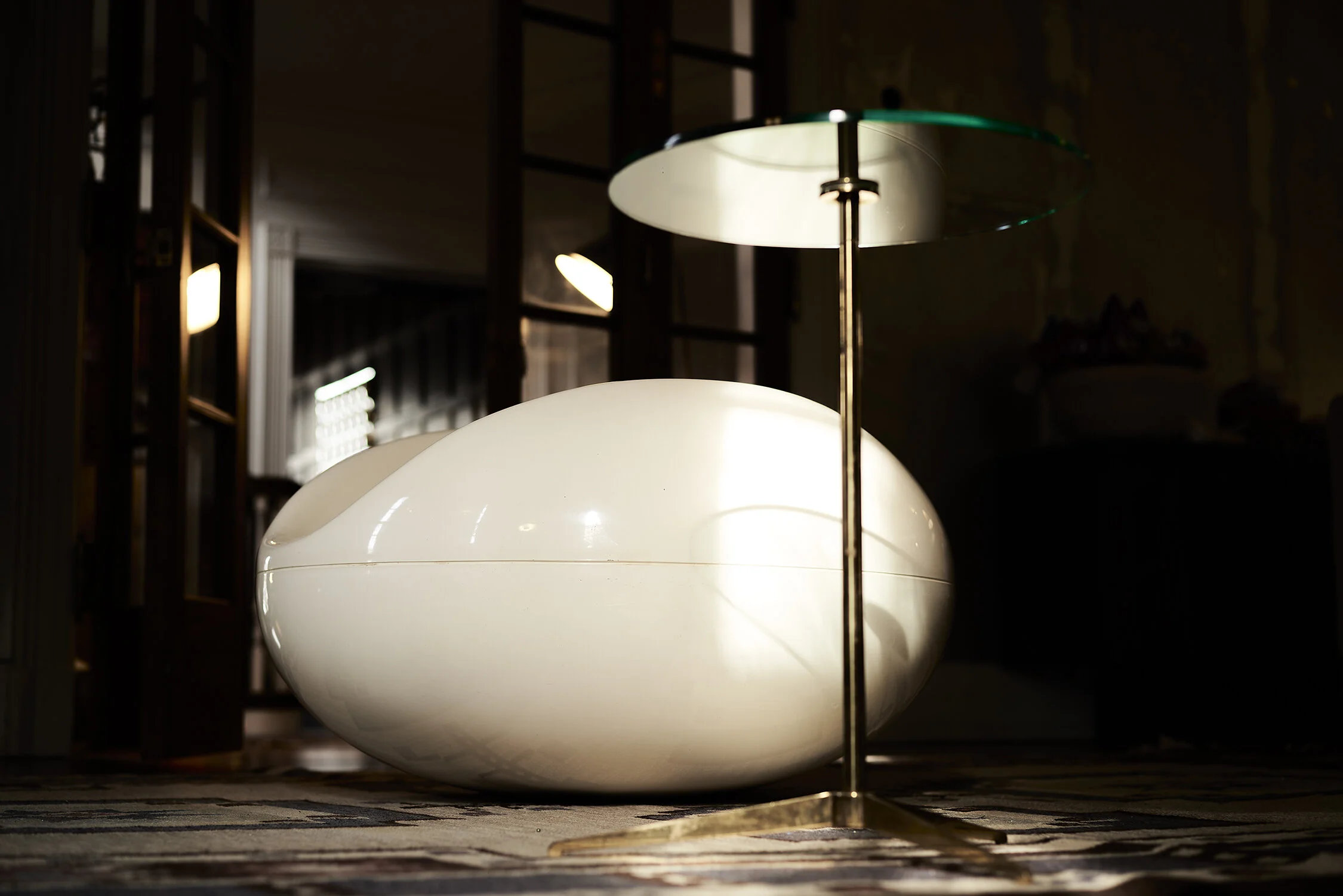 Eero Aarnio Rocking Pastille Gyro Lounge Chair in Molded